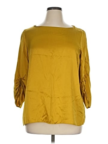 Lafayette 148 New York 3/4 Sleeve Silk Top (view 1)