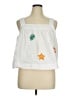 Free Assembly 100% Cotton White Sleeveless Blouse Size XL - photo 1
