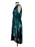 Zara Basic Teal Cocktail Dress Size S - photo 5