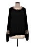 Pol Black Long Sleeve Top Size M - photo 1