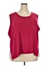 MING WANG Red Sleeveless T-Shirt Size 3X - photo 1