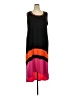 Ruby Rd. Color Block Black Casual Dress Size 2X - photo 1