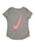 Nike 100% Polyester Gray Short Sleeve T-Shirt Size L (kids) - photo 1