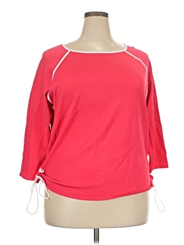 August Silk 3/4 Sleeve T-Shirt (view 1)