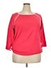 August Silk Red 3/4 Sleeve T-Shirt Size 3X - photo 1
