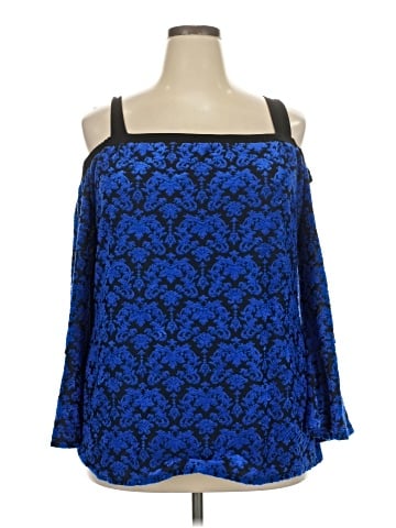 NY Collection 3/4 Sleeve Blouse (view 1)
