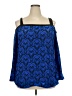 NY Collection Blue 3/4 Sleeve Blouse Size 2X - photo 1