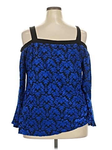 NY Collection 3/4 Sleeve Blouse (view 2)