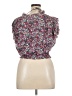 Socialite Floral Pink Short Sleeve Blouse Size XL - photo 2