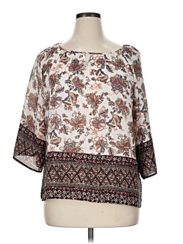 Westport 3/4 Sleeve Blouse (view 1)