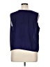 Indigo Moon 100% Polyester Blue Sleeveless Blouse Size 1X - photo 2