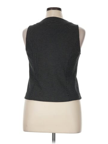 White House Black Market Sleeveless Button-Down Shirt (view 2)