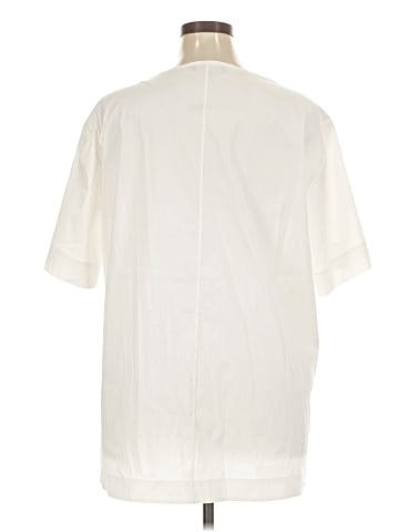 Lafayette 148 New York Short Sleeve Top (view 2)
