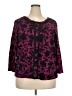 Rafaella 100% Cotton Pink Cardigan Size 3X - photo 1