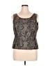 Kasper Brown Tank Top Size 14 - photo 1