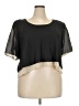 Positive Attitude Black Short Sleeve Top Size 22 - photo 1