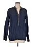 Even 100% Cotton Blue Long Sleeve Blouse Size M - photo 1