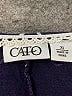Cato 100% Rayon Blue Short Sleeve Top Size XL - photo 7
