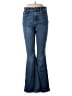 a.n.a. A New Approach Hearts Blue Jeans Size 8 - photo 1