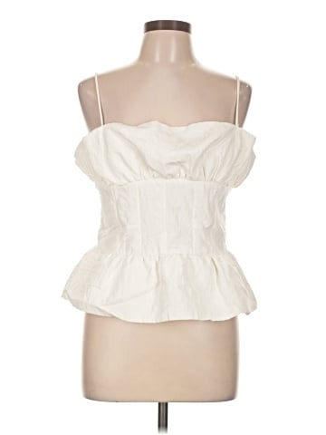 Line & Dot Sleeveless Blouse (view 1)