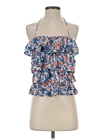 Line & Dot Sleeveless Blouse (view 1)