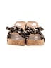 Blowfish Animal Print Tan Wedges Size 10 - photo 2