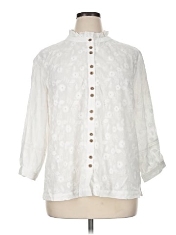Ali Miles 3/4 Sleeve Blouse (view 1)