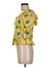 Milk and Honey 100% Polyester Yellow Short Sleeve Top Size M - photo 5
