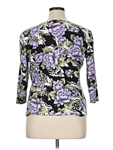 Karen Scott 3/4 Sleeve Top (view 2)