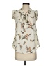 Jon & Anna 100% Polyester Ivory Sleeveless Blouse Size S - photo 1