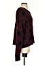 Bella Dahl Tie-dye Burgundy Pullover Sweater Size S - photo 4