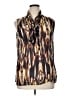 Classiques Entier 100% Silk Brown Sleeveless Silk Top Size XL - photo 1