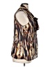 Classiques Entier 100% Silk Brown Sleeveless Silk Top Size XL - photo 4