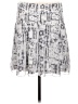 CAbi 100% Polyester Print Gray Casual Skirt Size M - photo 2