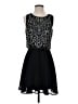 Francesca's 100% Polyester Black Cocktail Dress Size S - photo 1