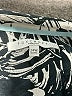 Foxcroft 100% Cotton Print Silver Long Sleeve Blouse Size 24 - photo 7