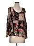 Johnny Was 100% Viscose Black 3/4 Sleeve Blouse Size XS - photo 1