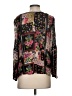Johnny Was 100% Viscose Black 3/4 Sleeve Blouse Size XS - photo 2