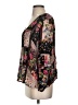 Johnny Was 100% Viscose Black 3/4 Sleeve Blouse Size XS - photo 5