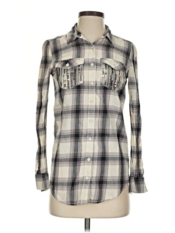 Mudd Long Sleeve Button-Down Shirt (view 1)