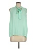Appraisal 100% Polyester Green Sleeveless Blouse Size M - photo 1