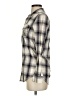 Mudd 100% Cotton Plaid Gray Long Sleeve Button-Down Shirt Size XS - photo 5