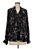 Torrid Floral Black Long Sleeve Blouse Size Med Plus (00) - photo 1