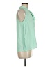 Appraisal 100% Polyester Green Sleeveless Blouse Size M - photo 4