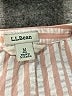 L.L.Bean Stripes Pink 3/4 Sleeve Blouse Size M - photo 4
