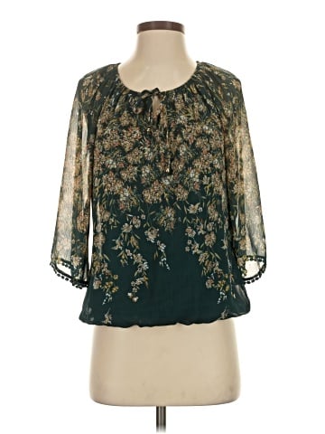 Sara Michelle 3/4 Sleeve Blouse (view 1)