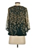 Sara Michelle 100% Polyester Teal 3/4 Sleeve Blouse Size S - photo 2