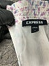 Express 100% Polyester Silver Sleeveless Blouse Size L - photo 7