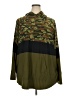Lularoe Camo Green Poncho Size 24 - 26 - photo 1