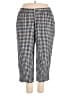 Old Navy Checkered-gingham Black Linen Pants Size XXL - photo 1